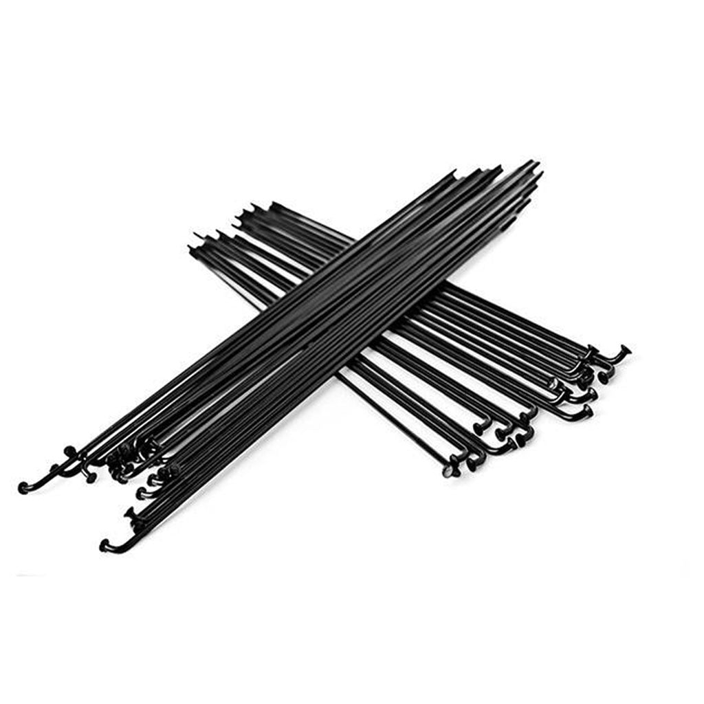 Total BMX Double butted spokes (pack of 40) Black