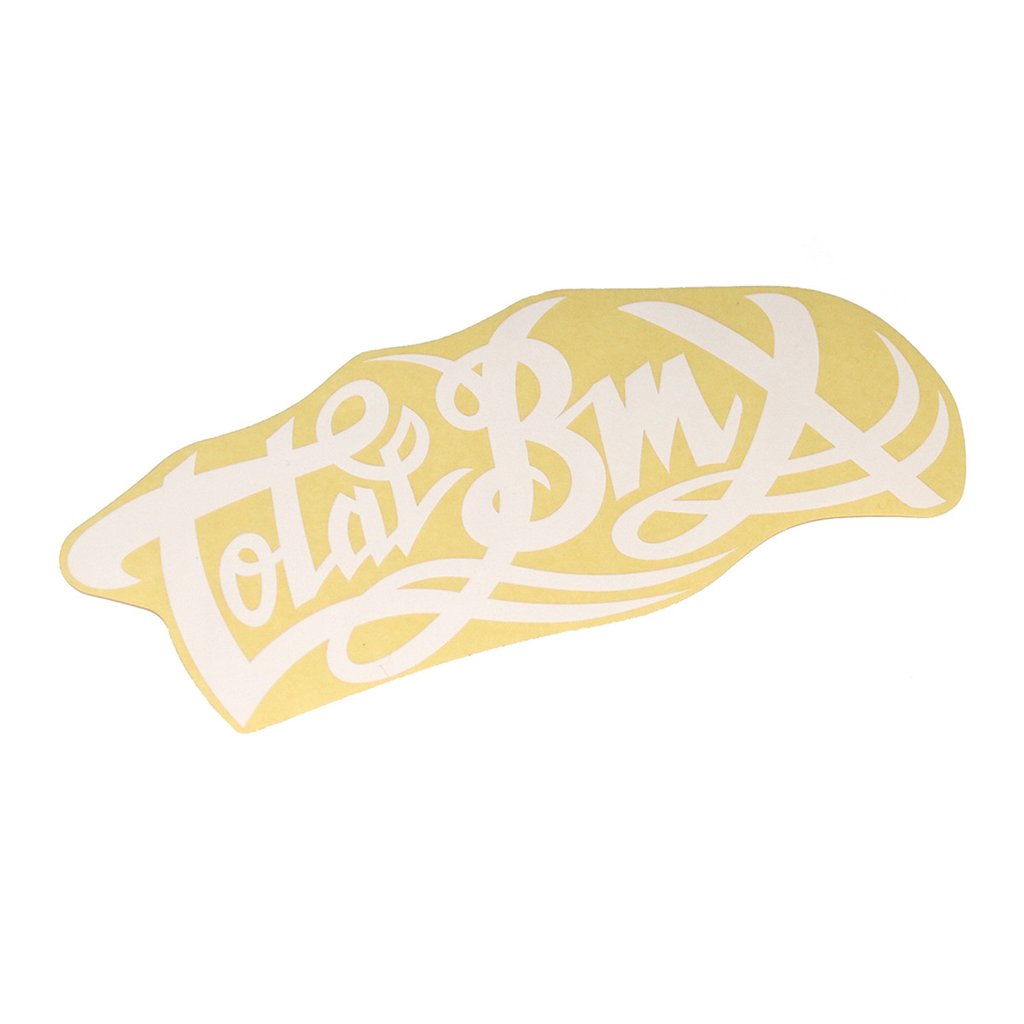 Total BMX large logo sticker White
