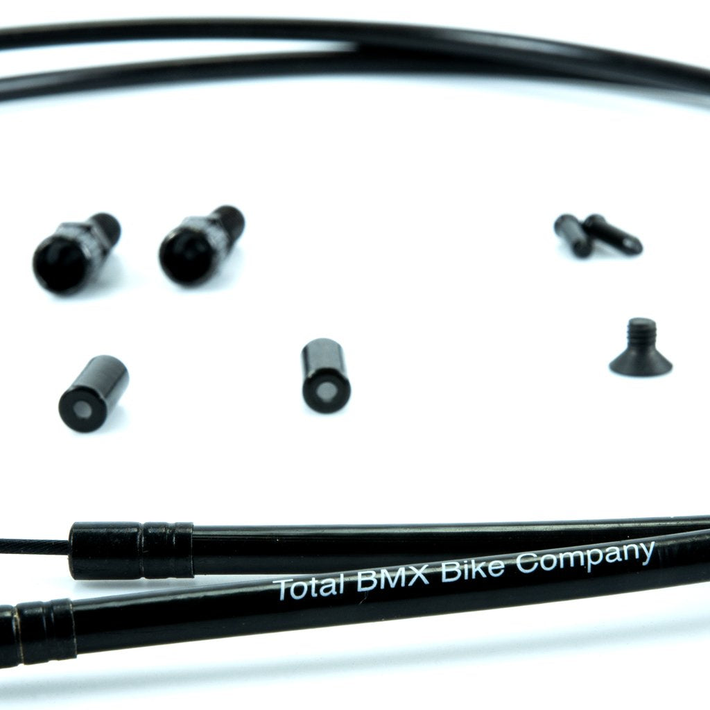 Total BMX DBS Dual Lower Gyro Cables - Black