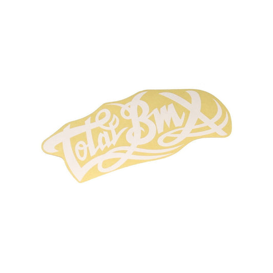 Total BMX Small Logo Sticker - White