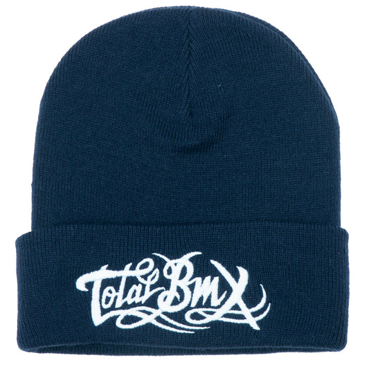 Total BMX Logo Beanie - Navy Blue