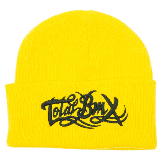 Total BMX Logo Beanie - Yellow