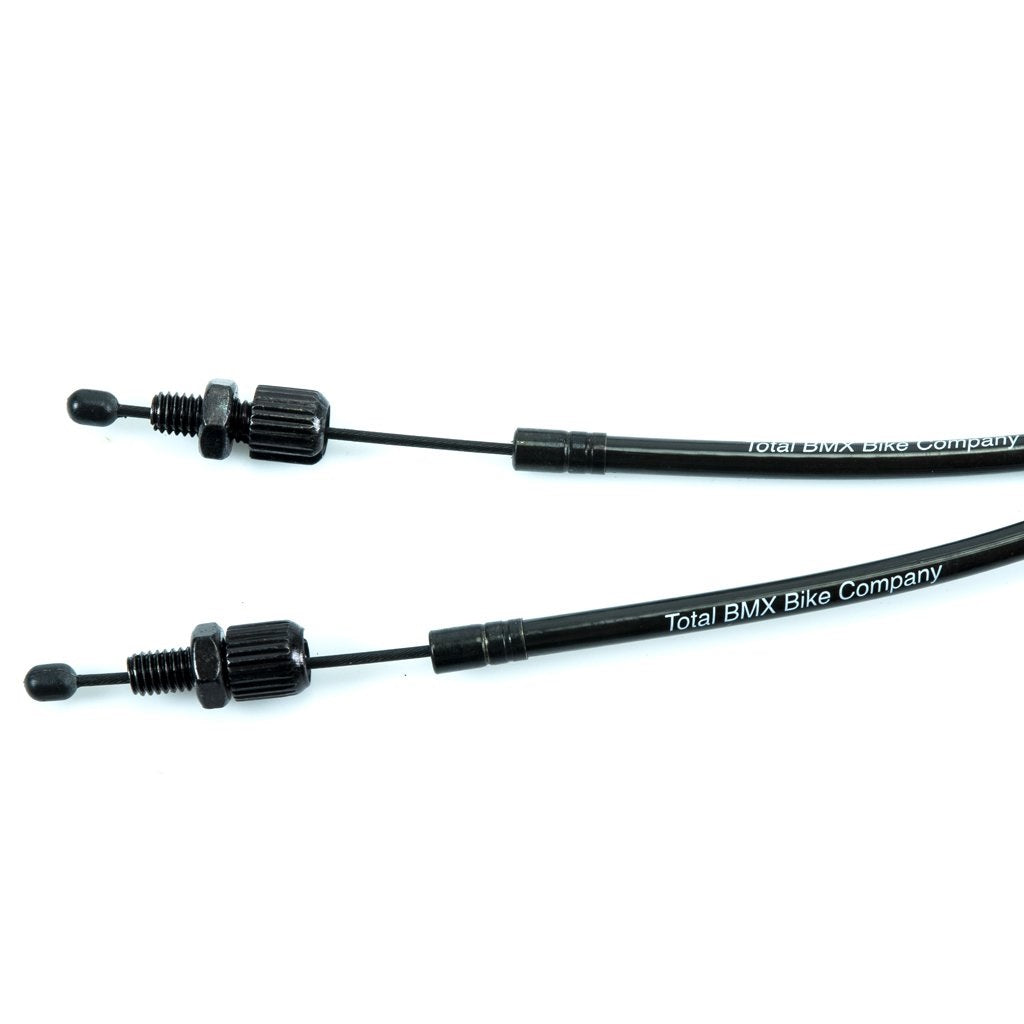 Total BMX DBS Dual Lower Gyro Cables - Black
